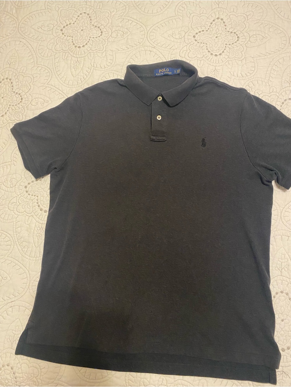 Polo by Ralph Lauren Men’s charcoal gray Short-Sleeve Polo